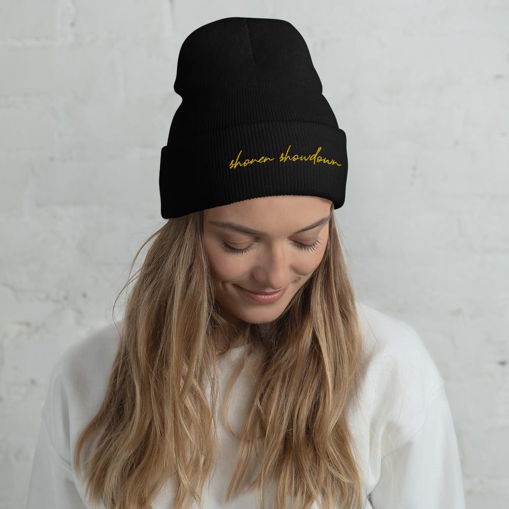 Shonen Showdown Beanie (Black & Gold)